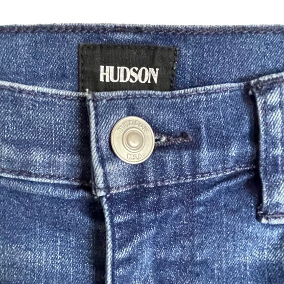 Hudson‎ Natalie Midrise Ankle Raw Size 27 Blue Jeans - Picture 3 of 8